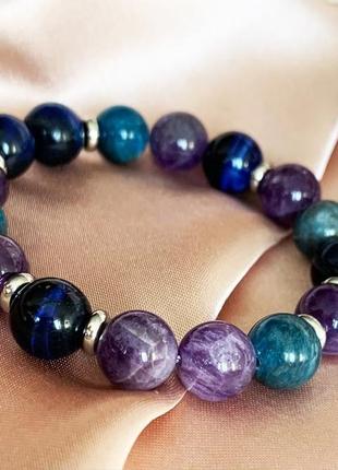 Космічний браслет браслет космос фіолетовий браслет подарунок дівчині (модель No 723) jkjewelry