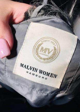 Серый меховый эко жилет с пышным длинным ворсом malvin women hamburg м brandusa5 фото