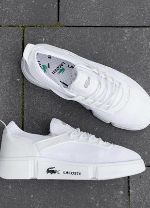 Мужская обувь lacoste white7 фото