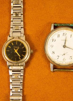 Винтажные наручные часы 5 штук (botticelli, победа, armando, romer gold, gina spider, vogue)2 фото