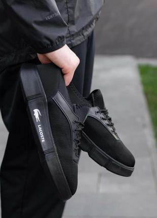 Чоловіче взуття lacoste black3 фото