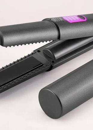 Сток бездротовий утюжок для волосся hair expert silver yl-007
