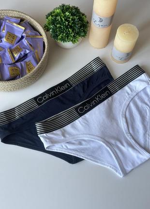 Женские трусики слипы в стиле calvin klein3 фото