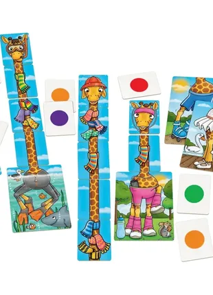 Orchard toys giraffes in scarves2 фото