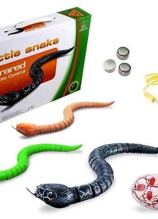 Змея с пультом управления zf rattle snake (зеленая)5 фото