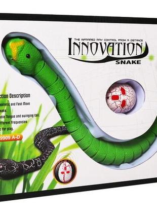 Змея с пультом управления zf rattle snake (зеленая)4 фото