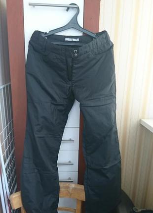 Женские лыжные брюки с подтяжками, р. 42-44