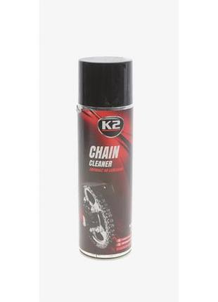 Засіб k2 для очищення ланцюгів chain cleaner (500ml) (аерозоль)