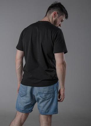 Чоловіча футболка lacoste чорна теніска лакоста повсякденна на літо (b)5 фото