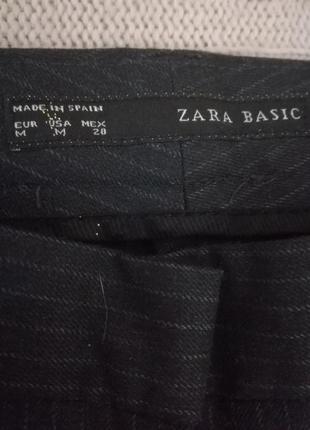 Стильные укороченные брюки zara р.14/м2 фото