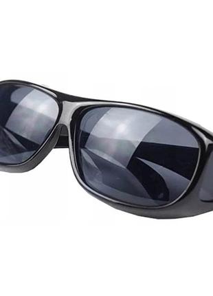 Очки антибликовые hd vision wrap arounds (black) | очки с антибликовым покрытием для вождения2 фото