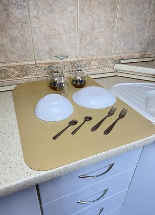 Килимок ( різних розмірів ) для сушіння посуду4 фото