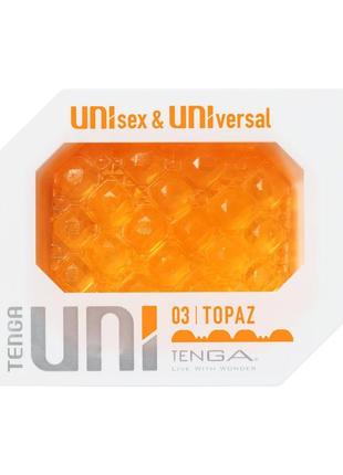 Мастурбатор tenga uni topaz