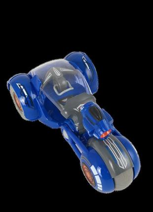 Радиоуправляемый мотоцикл с дезинфектором virus hunter синий1 фото