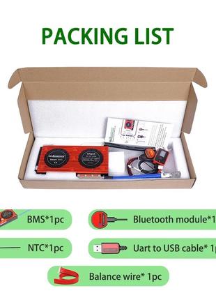 Smart bms для lifepo4 8s 24v 250a6 фото