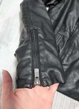 Куртка косуха черная8 фото