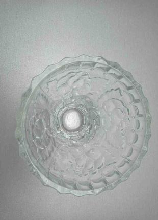 Блюда и салатники б/у конфетница круглая хрустальная (10-15 см)