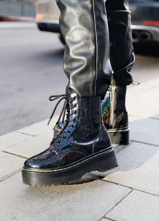 Ботинки dr.martens galaxy ( premium ) з замком черевики