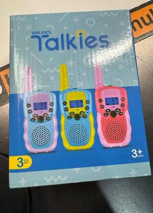 Сток радіо-іграшка 3 pack walkie talkies для дітей4 фото