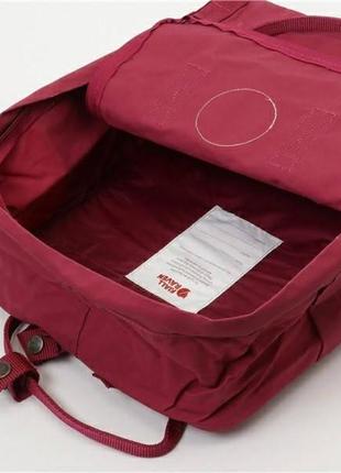 Рюкзак fjallraven kanken classic бордовий