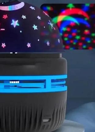 Нічник-проектор led mini magic ball синій
