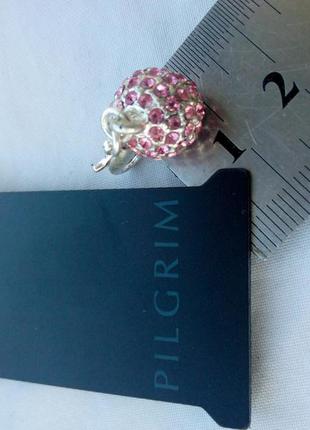 Шарм кулон підвіска куля маленький pilgrim кристали сваровскі2 фото