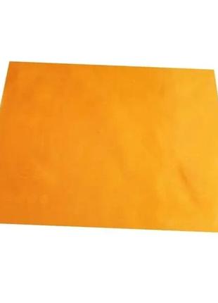 Кондитерский силиконовый коврик для раскатки теста 40 на 30см оранжевый