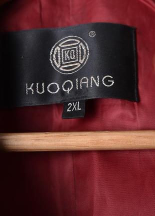 Стильная легкая  кожаная куртка kuoqiang4 фото