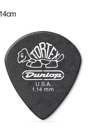Медіатор медіатори dunlop 1,14 мм для гітари електрогітари прості медіатор-електрогітарі гітарі2 фото