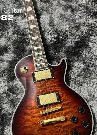 Електрогітара gibson les paul custom burst fire