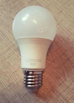 Светодиодная led лампа lebron 12w ватт на 220v вольт e27