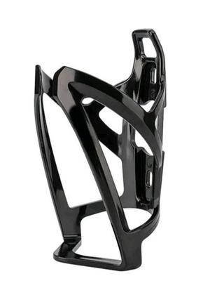 Тримач пляшки для велосипеда мопеда мотоцикла чорна пластик