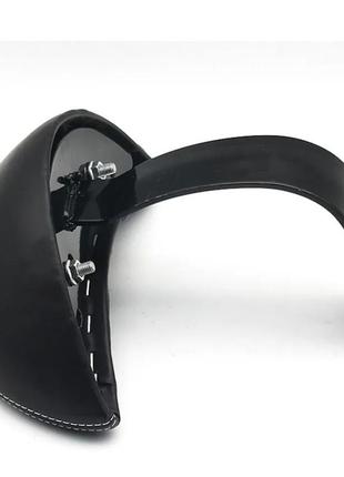 Задняя спинка подспинник мопеда мотоцикла черная5 фото