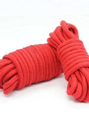 Мотузка для зв'язування 5 метрів, червона