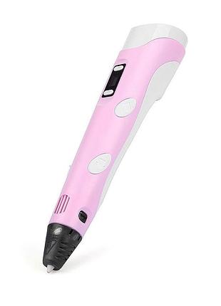 3d-ручка з екраном 3dpen-3 (pink) | 3d ручка для об'ємного малювання3 фото
