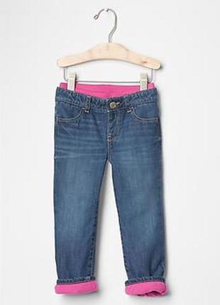 Теплі джинси на флісі gap