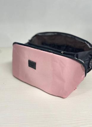 Косметичка женская дорожный органайзер для одежды, бюстгальтеров, носков, storage bag розовый8 фото