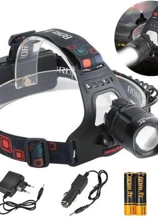 Yui налобний ліхтар bailong bl-t32-p50, потужний налобний світлодіодний ліхтарик на голову, три режими