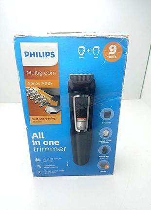 Машинка для стрижки волос триммер б/у philips mg3740 series 3000