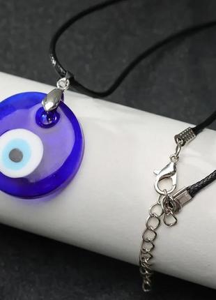 Кулон підвіска від пристріту, амулет турецьке око, синє око фатіми5 фото