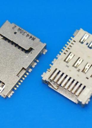 Коннектор sim карты samsung j100 g360 g361 g355 j500 j700 разъем для телефона original