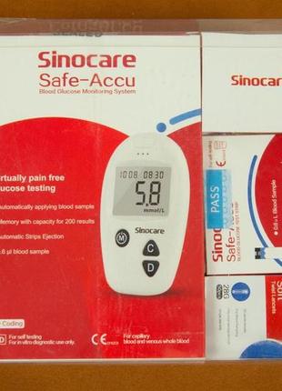 Глюкометр sinocare safe-accu10 фото