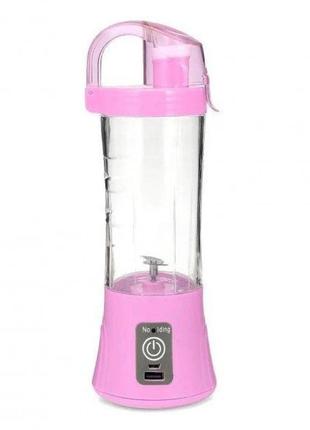 Yui блендер портативный ollipin juice на usb-зарядке. цвет: розовый2 фото