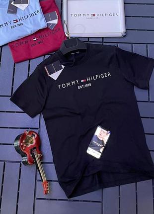 Yui мужская футболка   tommy hilfiger  premium качество /  томмі хілфігер чоловіча футболка  поло майка