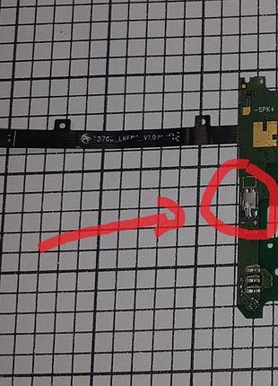 Нижняя плата lenovo a398t со шлейфом для телефона б/у!!! №1