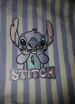 Пижама disney стич лето, комплект микрофибра-модал, stitch xs р-р 158 см подросток4 фото