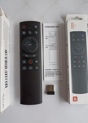 Мишка пульт air mouse g20s з мікрофоном та гіроскопом, для андроїд, приставок tv, пк аеромиш