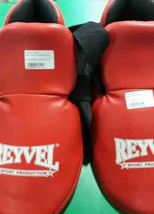 Спортивний захист для боксу та єдиноборств б/у захист гомілкостопу reyvel вініл1 фото