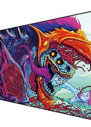 Геймерский коврик, игровая поверхность primo monster dragon 40х90см