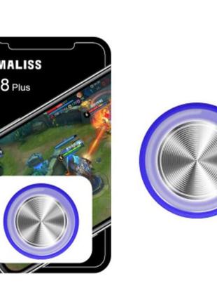 Аналоговий стік-джойстик q8 plus для смартфона - blue